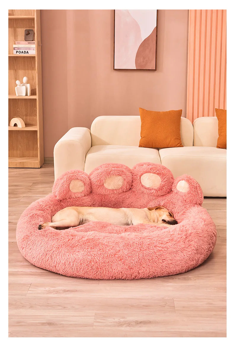 Fluffy Dog Bed Large