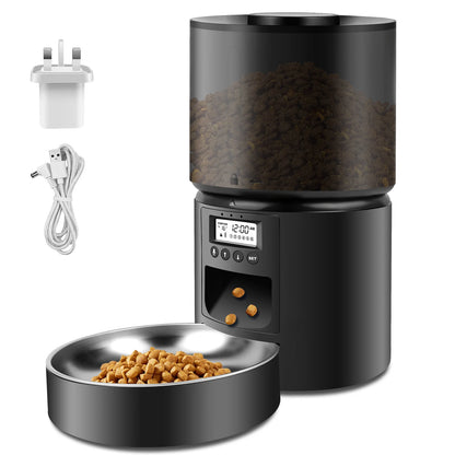 Automatic Cat/Dog Feeder -3l Cat/Dog Feeder with 1-6 Meals, timer, dispenser 3L