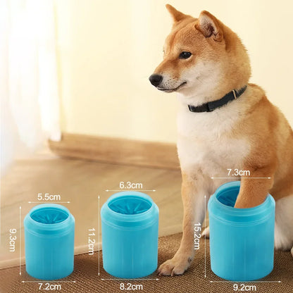 Soft Silicone Material Pet Foot Wash Cup, Cat and Dog Foot Cleaner, Portable Massage, Bath Cleaning Supplies