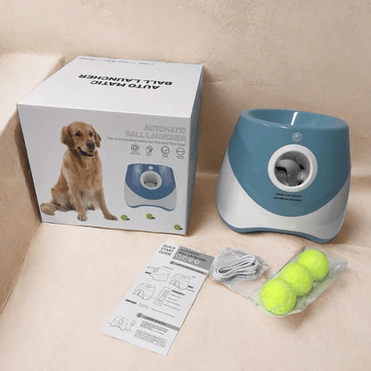 Automatic Dog Ball Launcher – Interactive Tennis Ball Thrower for Endless Fetch Fun