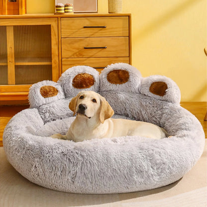 Fluffy Dog Bed Large