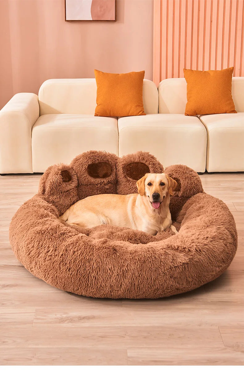 Fluffy Dog Bed Large