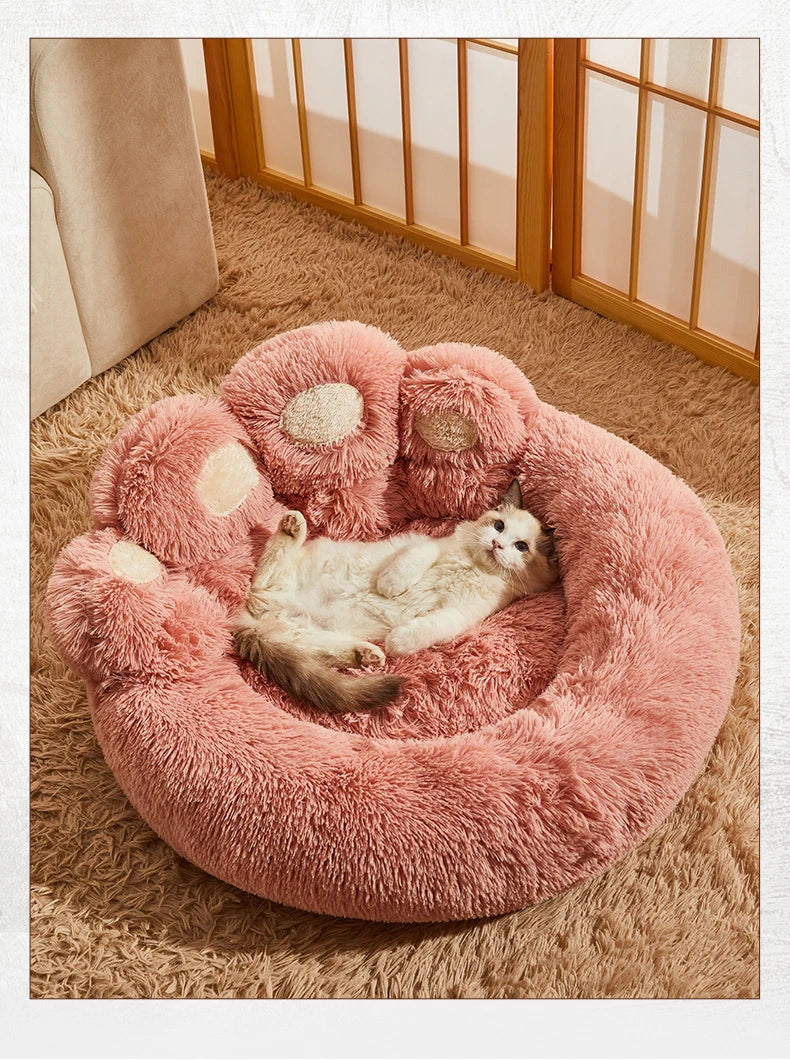 Fluffy Dog Bed Large