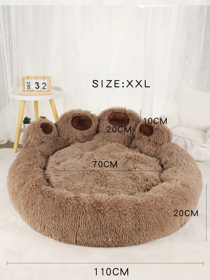 Fluffy Dog Bed Large