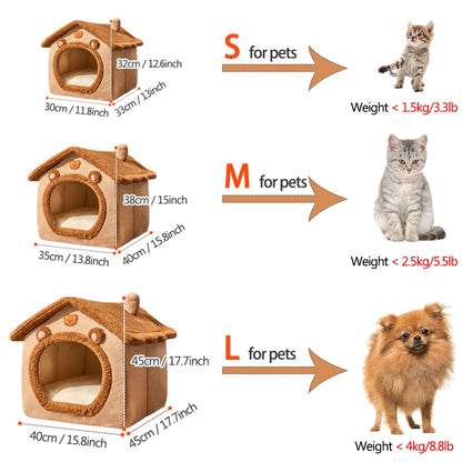 Luxury foldable Pet house for extra small/small dogs and cats