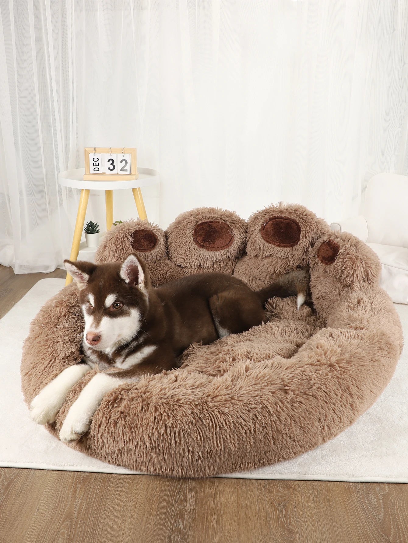 Fluffy Dog Bed Large