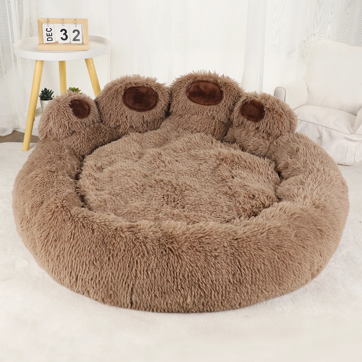 Fluffy Dog Bed Large